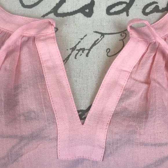 NWT Very J Boho Peasant Blush Blouse Sz L - Picture 6 of 8